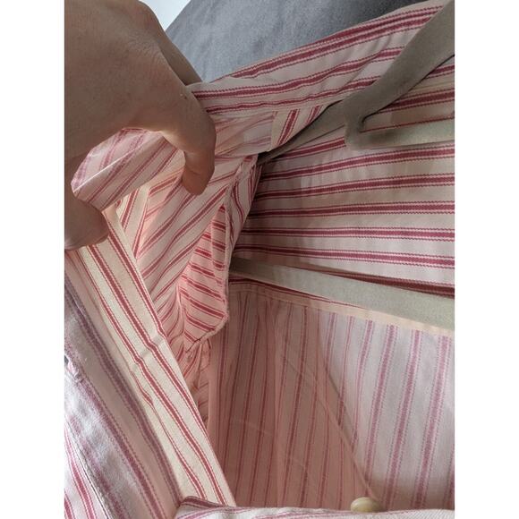 VTG Compagnie Internationale Express Womens Long Sleeve M Button Down Striped - Picture 11 of 12